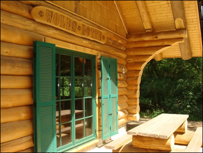 Neubau Blockh&uuml;tte Altsorgefeld