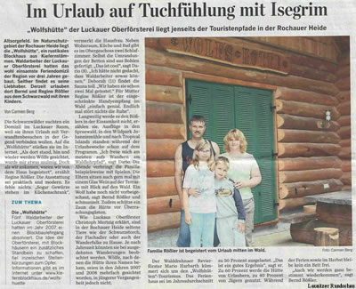 Blockh&uuml;tte bei Altsorgefeld