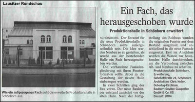 Hallenbau Sovitec Artikel 1